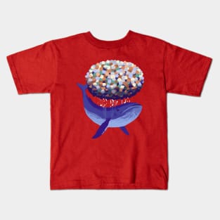 whale desing Kids T-Shirt